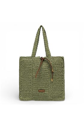 Borsa Gianni Chiarini in paglia crochet colore pistacchio. GIANNI CHIARINI | 11955-TAIGA